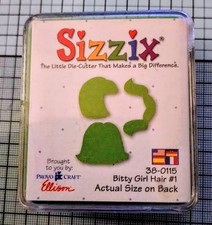 Sizzix Original Green Die Cutter Bitty Hair