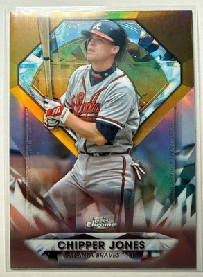 2022 Topps Chrome Diamond Greats Chipper Jones DGC-27 Atlanta Braves