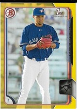 2015 Bowman Yellow #BP94 Jairo Labourt 1st Bowman Toronto Blue Jays