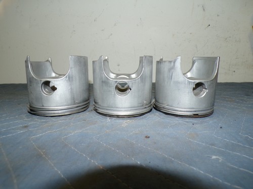 KAWASAKI H2 750 WISECO RACE MODIFIED BIG BORE PISTONS AND RINGS SET OF 3 - Picture 6 of 9