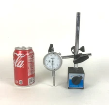 Insize Dial Indicator ~ 1" Travel ~ 0.001 inch ~ Magnetic Base Indicator Combo