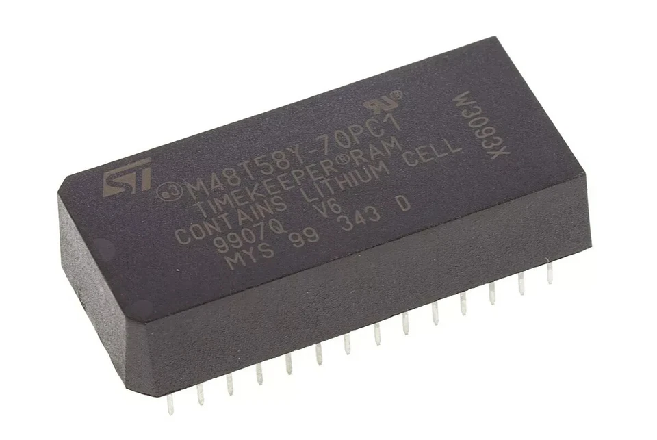 STMICROELECTRONICS 48T08-100PC1 RTC, Timekeeper NVSRAM Parallel, 4.75 V to 5.5 V - Image 2 of 2