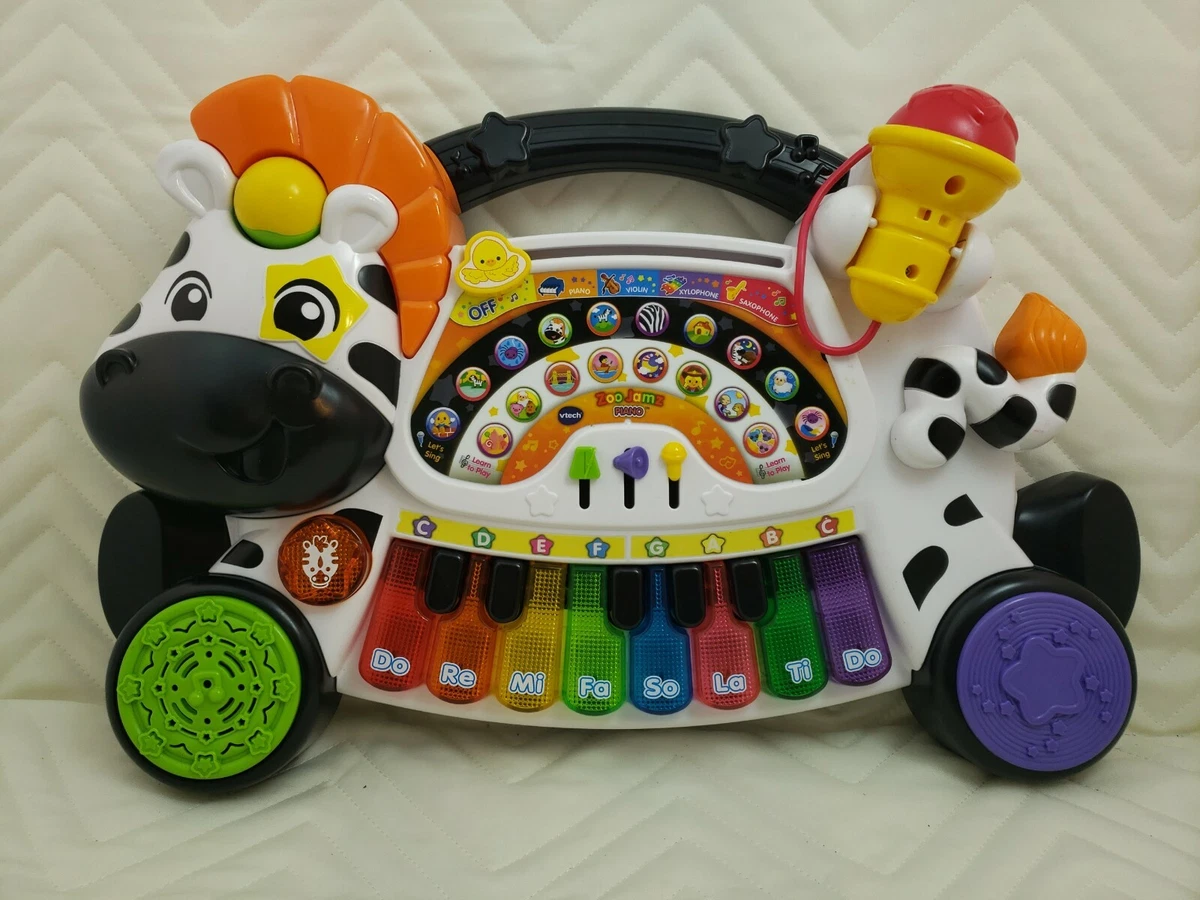 Baby Zebra Piano Zoo Jamz VTech Toddler Kids Learning Educational