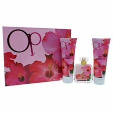 Ocean Pacific Op Beach Paradise for Women - 3 Pc Gift Set 3.4oz EDP Spray  More