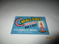 Vintage Original 1968-1969 Hong Kong Night Club Business Card