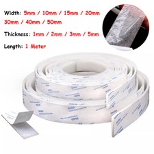 Width 5-50mm Self Adhesive Silicone Strips Sealing Tape Thick 1-5mm Sealing Tape