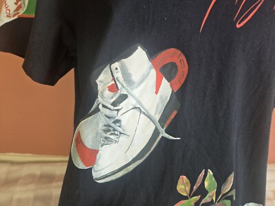 NWOT Mens Jordan Flight Artist Series T Shirt Black MSRP $50  display picture 2