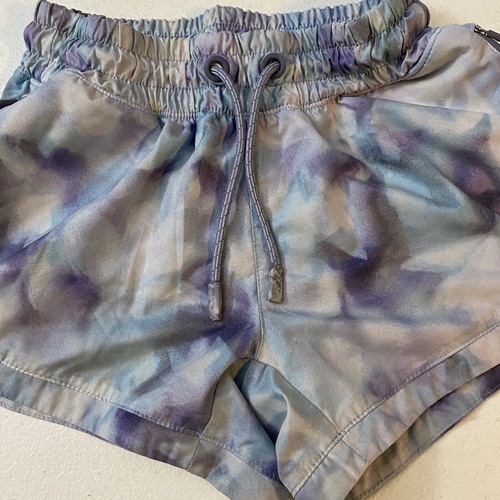 Athleta Girl Blue Purple Tie-Dye Shorts Size Small 7 - Picture 6 of 6