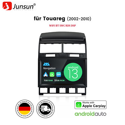 DAB+ Android 15 Autoradio APPLE CarPlay GPS NAVI für VW Touareg 7L 2002-2010 SWC