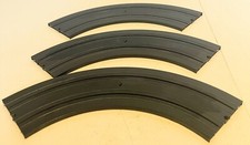 3 Pieces Aurora Model Motoring Track 9" Radius Curve 1/4 Section  1519
