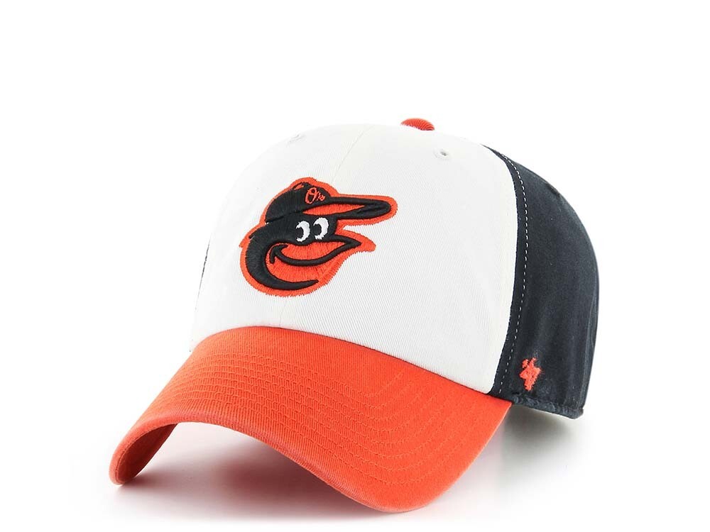 47 Brand Baltimore Orioles Clean Up Strapback Classic Dad Hat Cap