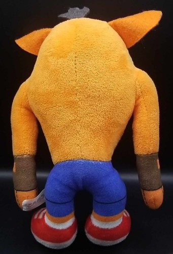 Crash Bandicoot Phunny Plush by KidRobot Kids Toy ~ Crazy Eyes ~ Used - Picture 2 of 3