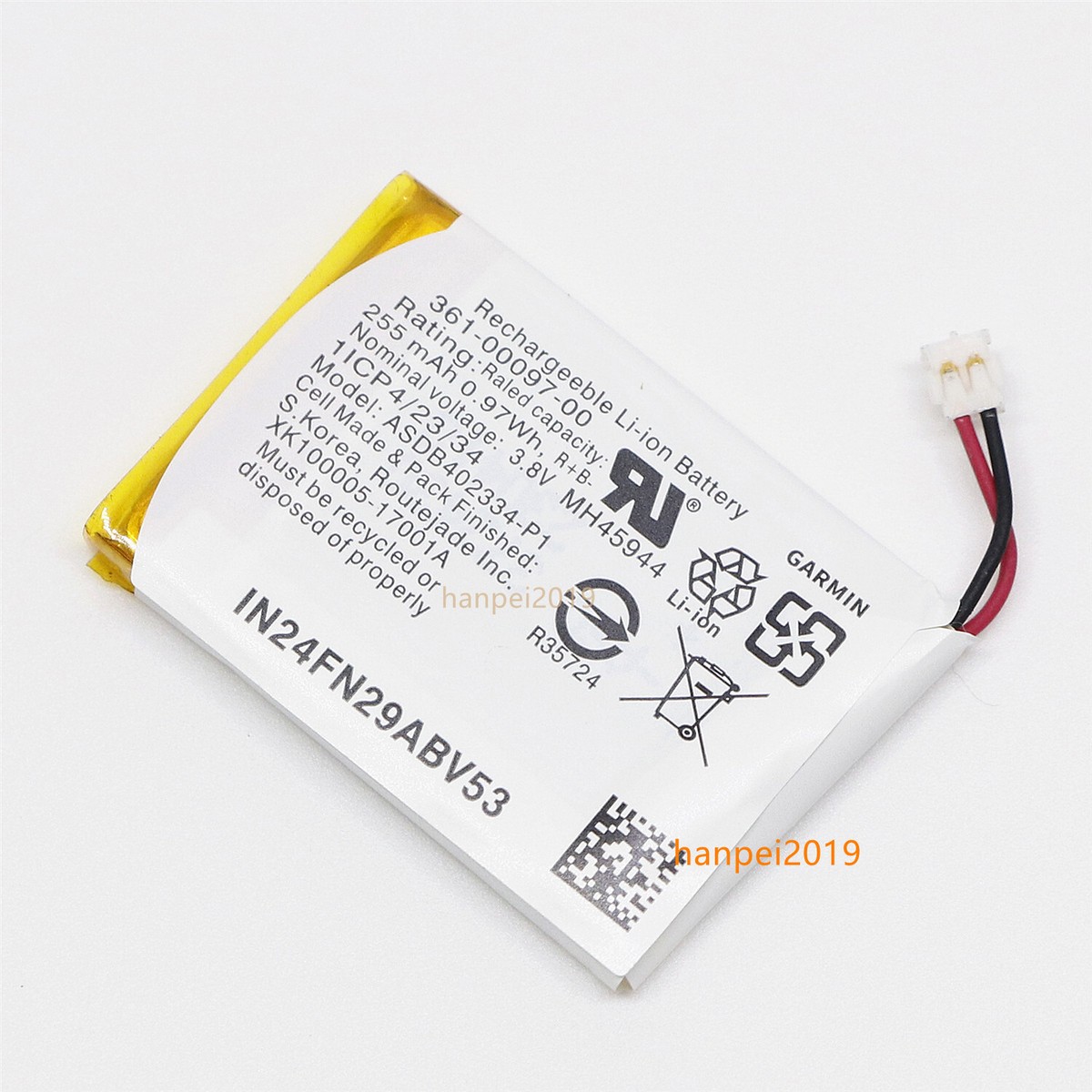 Cameron Sino Batteria Per Garmin Fenix 5s Plus/5X - 410 MAh - Sostitutiva 361-00098-00 - Foto 3