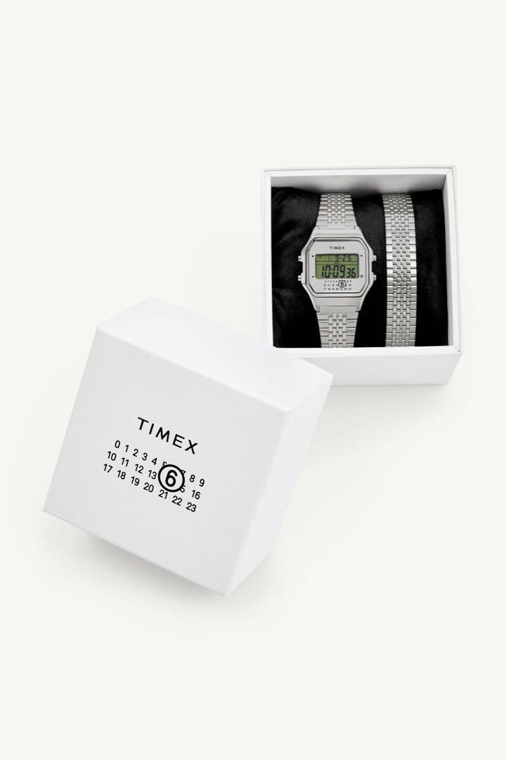 MM6 Maison Margiela TIMEX Digital Watch T80 Gift Set w MM6 Maison Margiela TIMEX Digital Watch T80 Gift Set w