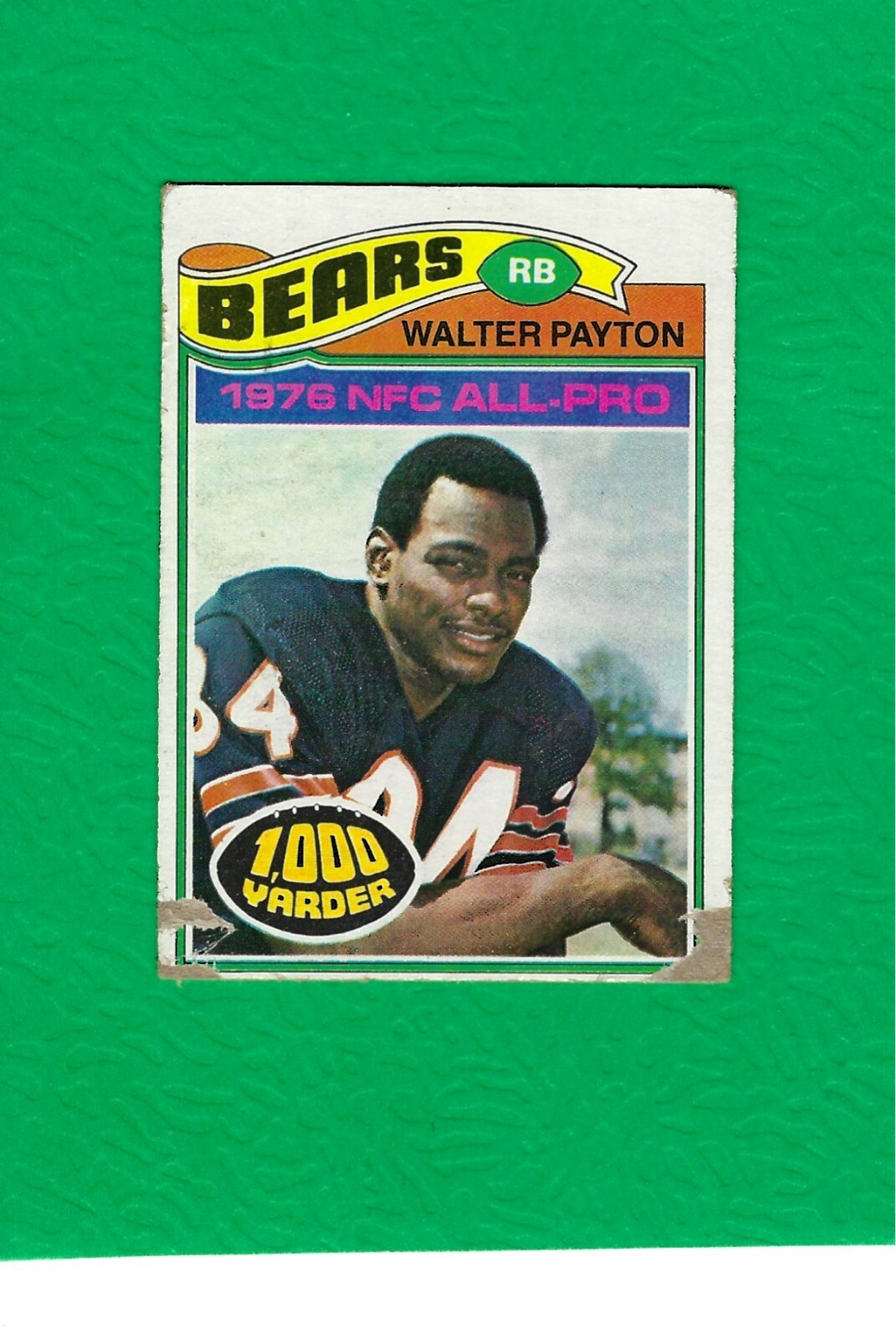 1977 Topps Walter Payton 2nd Year Football Card #360 PR-GD