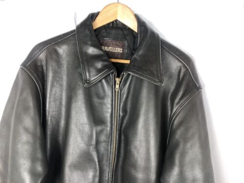 mens leather jacket large