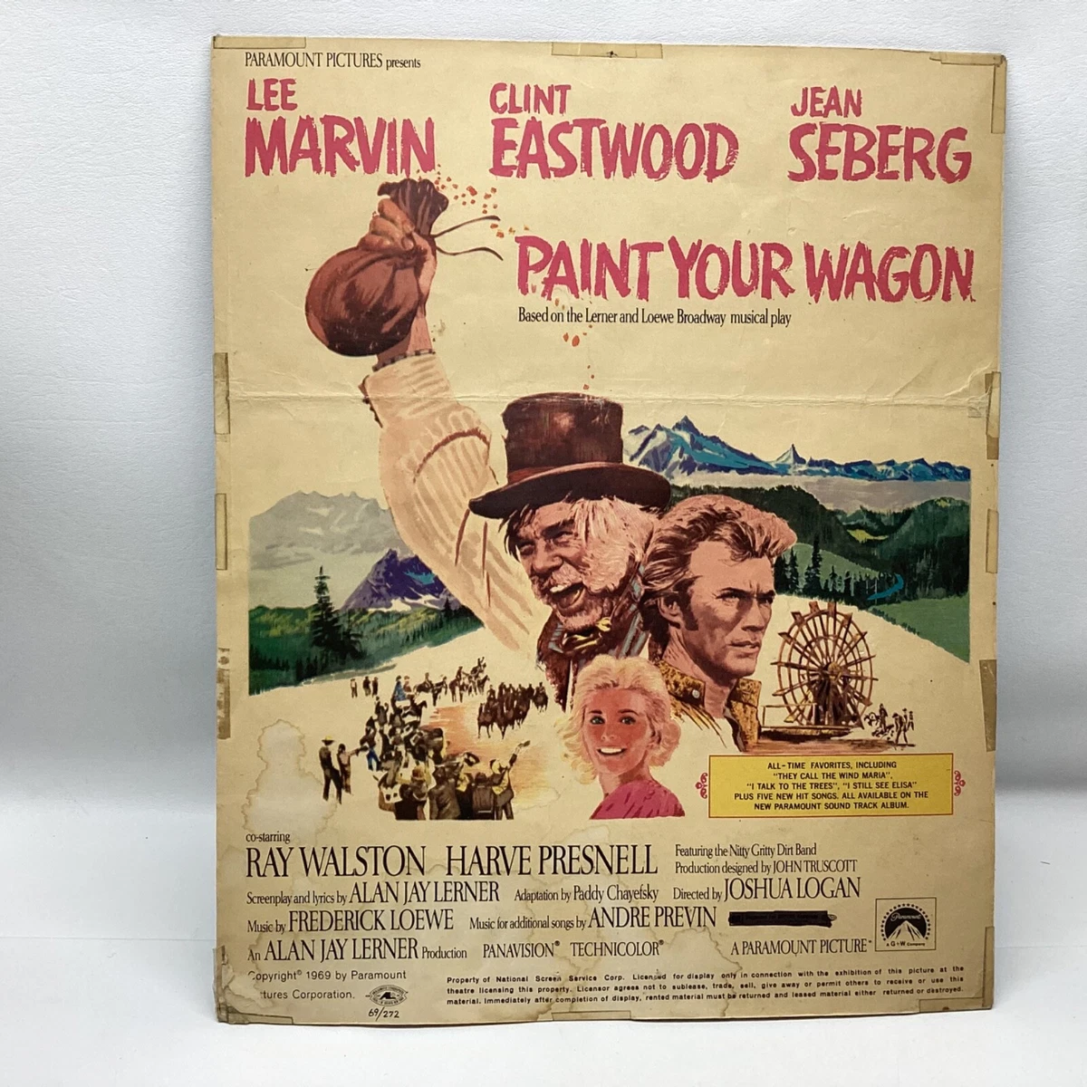Paint Your Wagon Broadway Poster