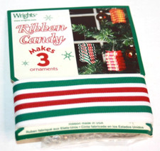 Wrights Ribbon Candy Ornament Kit Makes 3 Ornaments Made in USA NOS