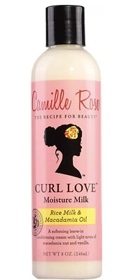 Camille Rose Curl Liebe Feuchtigkeit Milch Leave-In Conditioner 8oz