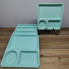 Divided Childs Plate Qty 5 Unbreakable Safe Multi Compartment Easy Clean