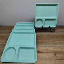 Divided Childs Plate Qty 5 Unbreakable Safe Multi Compartment Easy Clean