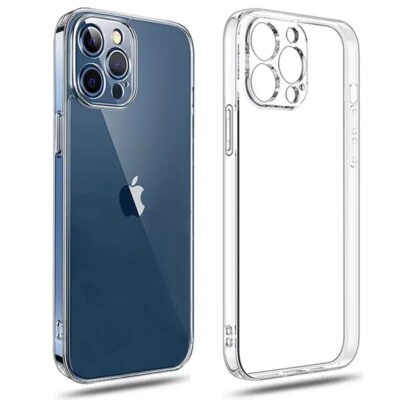 Ultra Thin Clear Phone Case For iPhone 11 12 13 14 15 16 Pro Max Plus 7 XR Cover