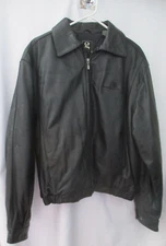 GEAR FOR SPORTS BLACK LEATHER JACKET SIZE M SEVEN SEAS VOYAGER