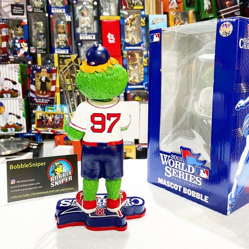 WALLY THE GREEN MONSTER Boston Red Sox "World Series" Mascot MLB Bobblehead - Picture 4 of 6