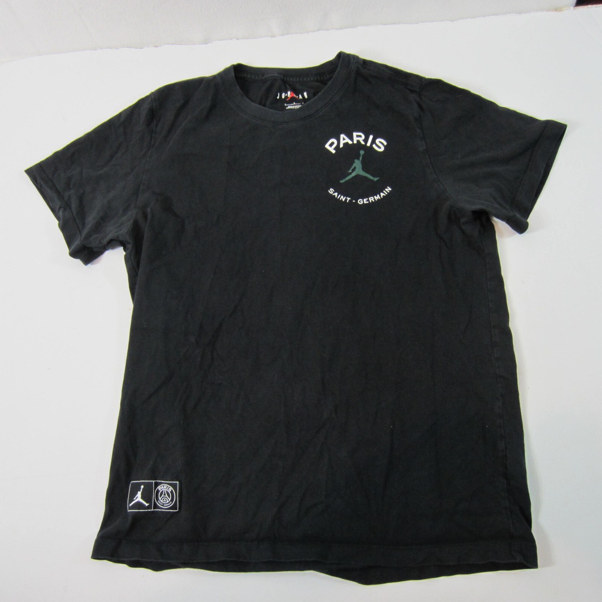 Tシャツ ダークネイビー ★ PSG x NIKE Jordan Nike Men's Jordan x PARIS Saint-Germain PSG T-Shirt Black