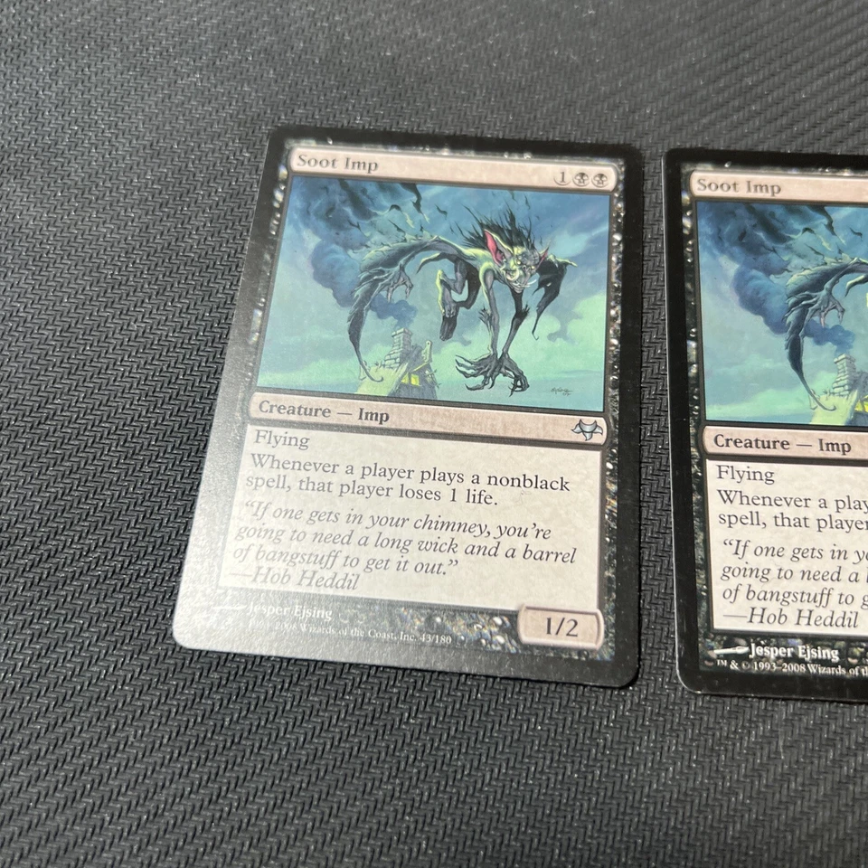 Soot Imp Magic The Gathering Mtg Eventide Card 2 - Image 3 of 4