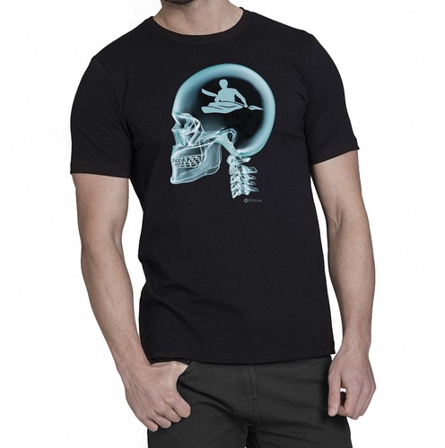 Camiseta de algodón orgánico para hombre deportes extremos en el cerebro rayos X *Elige disciplina* - Imagen 7 de 18