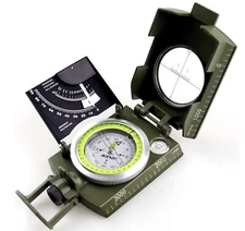 AF-4074 Military Compass Lensatic Sighting-Multifunctional, Fluorescent, Wate...