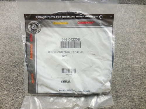 Nuevo cable embrague barrena MTD 946-04230B original de fábrica original OEM - Imagen 2 de 2