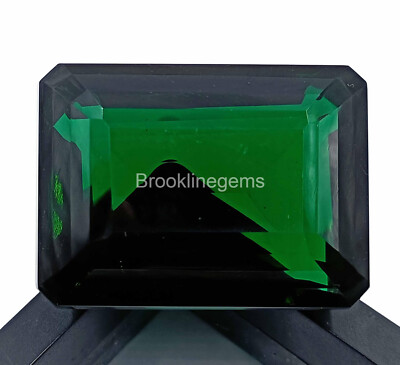 Natural Certified 215Ct Emerald Cut Nigeria Green Color Tourmaline Gemstone 4JKH
