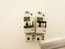 2 Stück AEG Elfa E81 B6 Leitungsschutzschalter + Hilfsschalter (22-10-12-5)