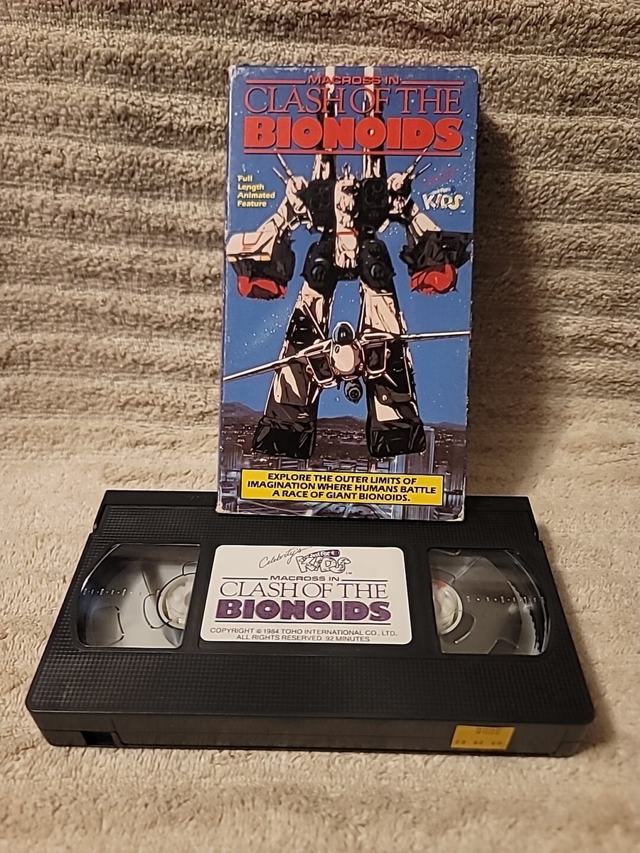Macross In Clash Of The Bionoids VHS Anime Manga Comic