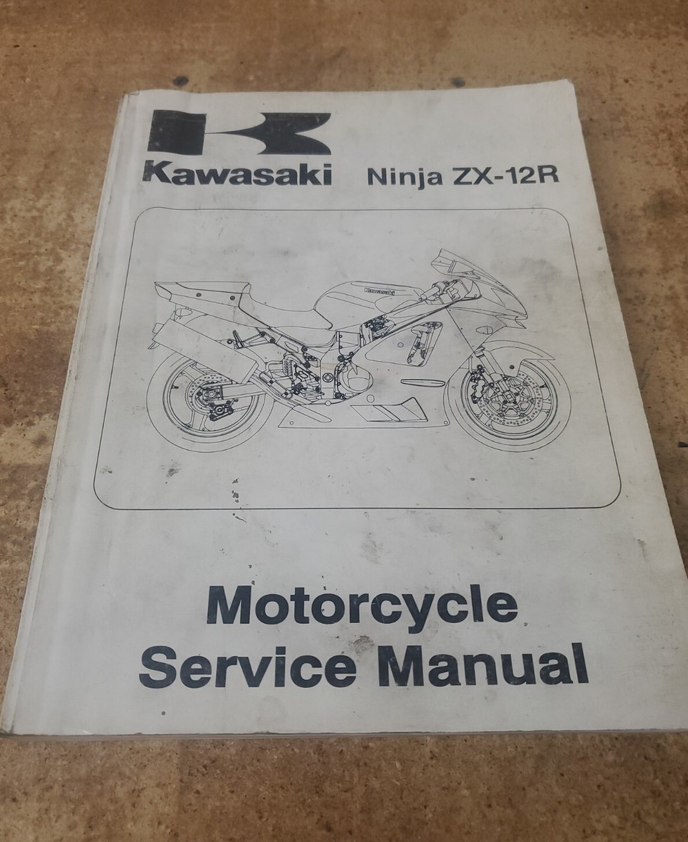 2002 Kawasaki Ninja ZX-12R Service Manual 99924-1278-01 | eBay