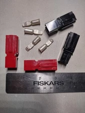 Genuine Anderson Powerpole PP75 connector set, 2 black, 2 red and 4 contacts new