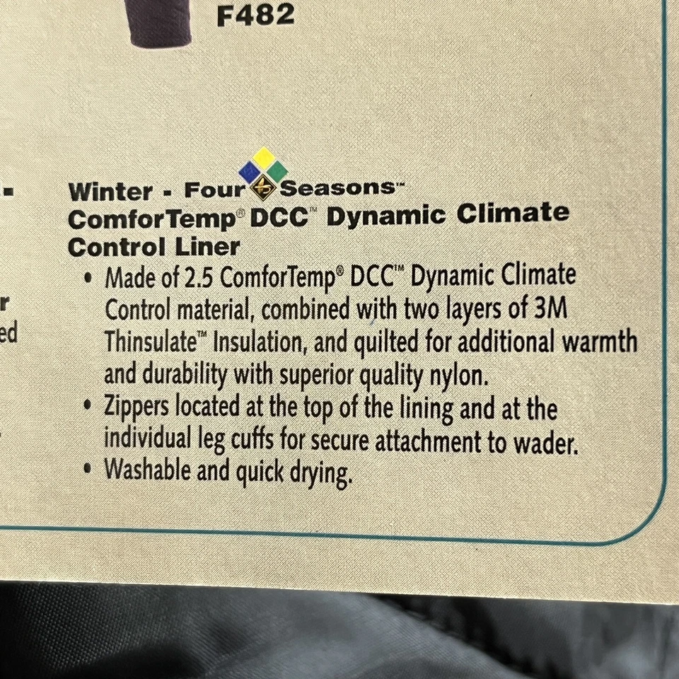 Fly Tech болотные сапоги вкладыш F482 мужской L молнии в четыре сезона зимняя рыбалка изолированный - Изображение 4 из 4