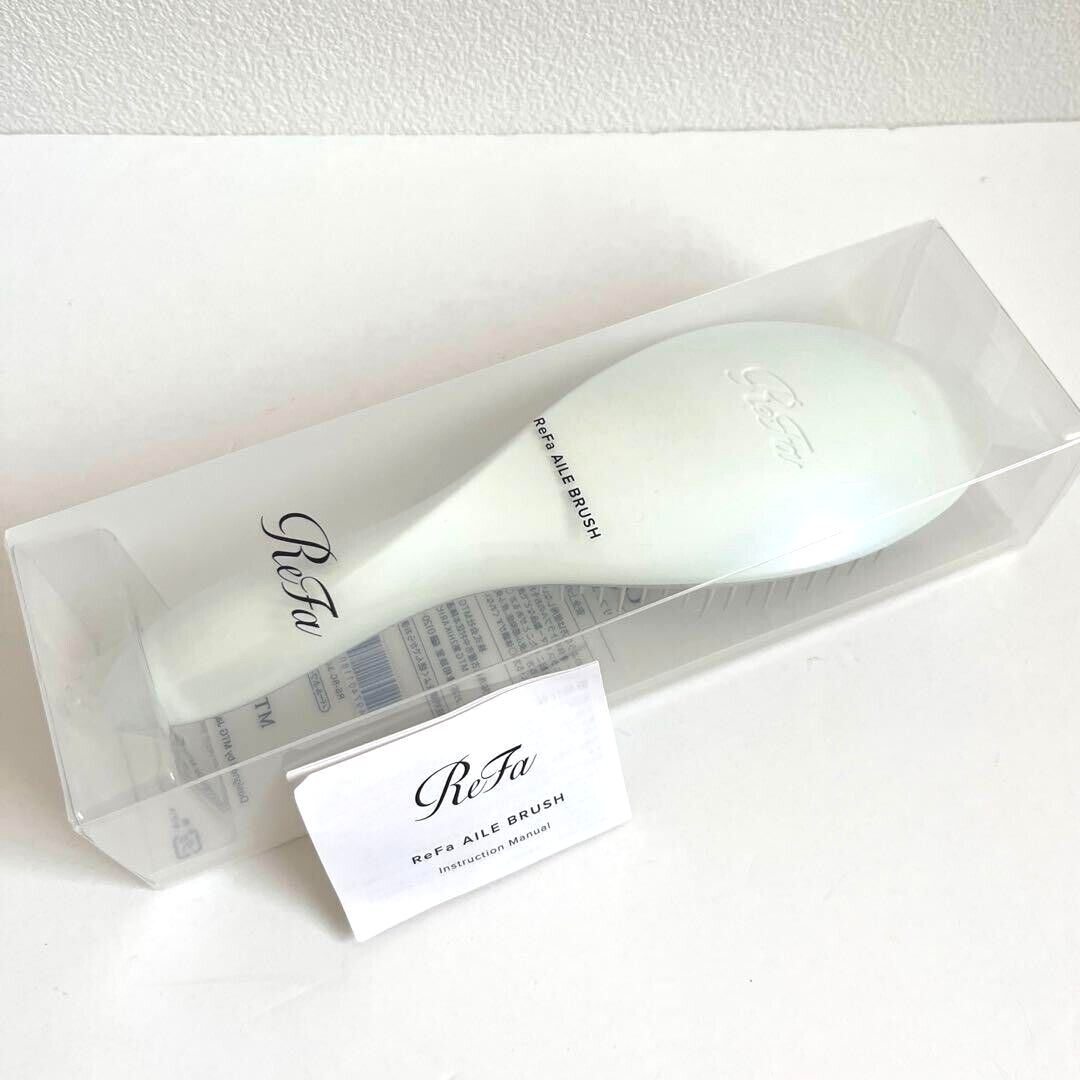 ReFa AILE Hair Brush Pearl White Scalp & Hair Care Japan NEW