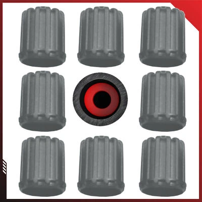 PITLANE PERFORMANCE RDKS 8er Set Ventilkappen Reifen-Ventildeckel mit Dichtung Schutzkappe für Räder