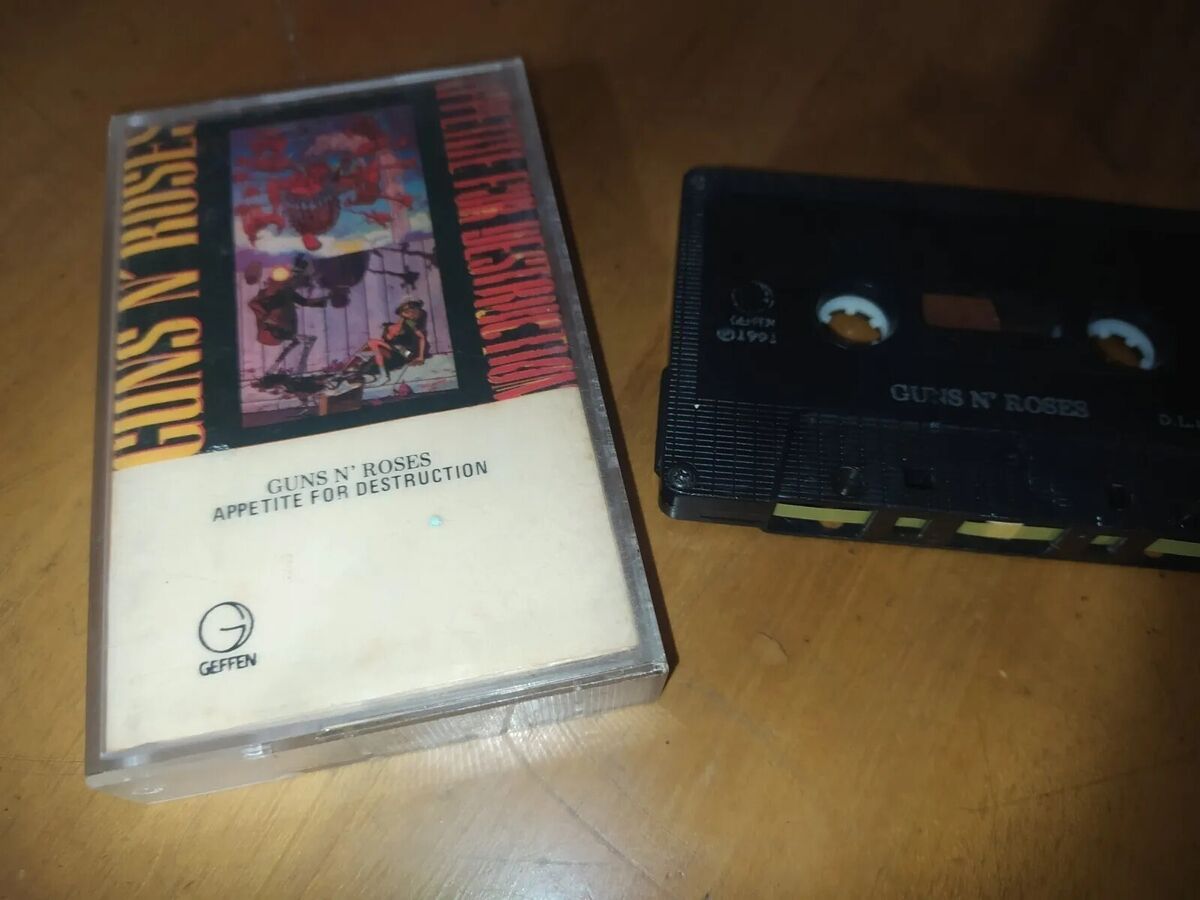 Guns N Roses - Appetite For Destruction Ultra Rare Cassette Guns N Roses - Appetite For Destruction Ultra Rare Cassette