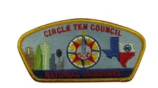 1997 Jamboree Circle Ten Council TX 37-97 JSP YEL Bdr (VT905)