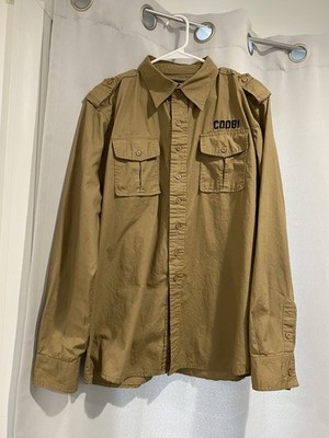 COOGI Men s Button Down Shirt XL  Embroidered Logo 100% Cotton