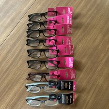 Lot of 9 - NEW Assorted Reading Glasses 3.25 Different Colors and Styles