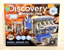 Discovery Mindblown 104 Piece Model Engine Build Kit STEM 2019 - New