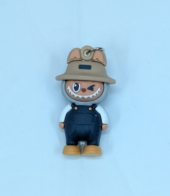 Authentic Pop Mart Labubu Keychain - The Monsters Workwear Edition Figure