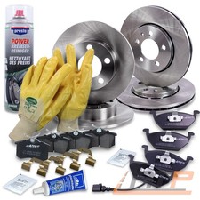 BREMSSCHEIBEN + BREMSBELÄGE BREMSKLÖTZE ZUBEHÖR VORNE + HINTEN FÜR VW POLO 9N 9A
