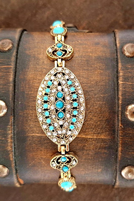 Fashion Jewelry Betsey Johnson Designer Armband Kettchen goldfarben #3-3