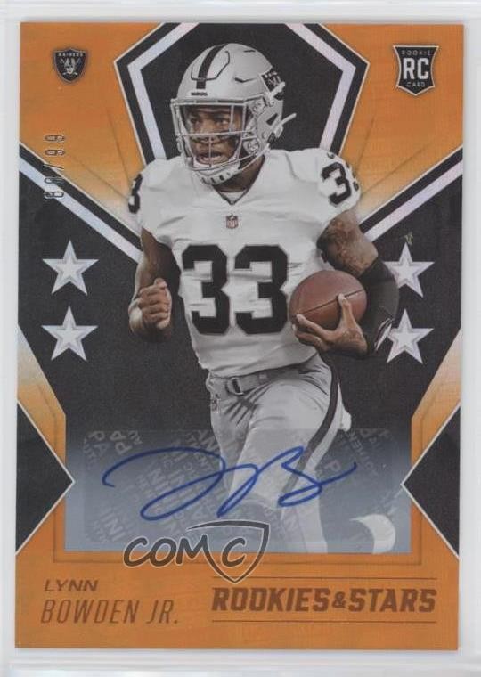 Lynn Bowden Jr. Panini Rookies & Stars #165 Longevity Signature-Orange